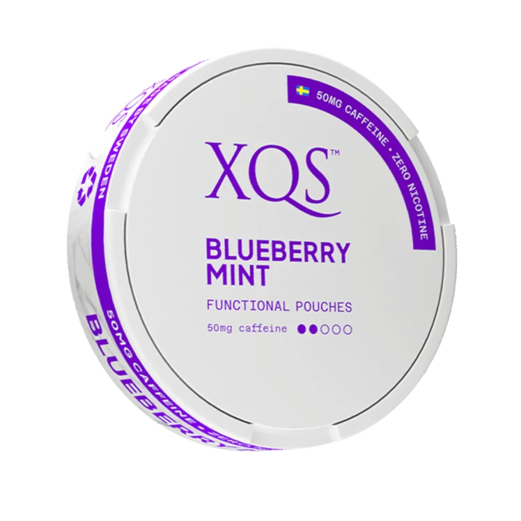 Functional Blueberry Mint nicotine pouch by XQS snus