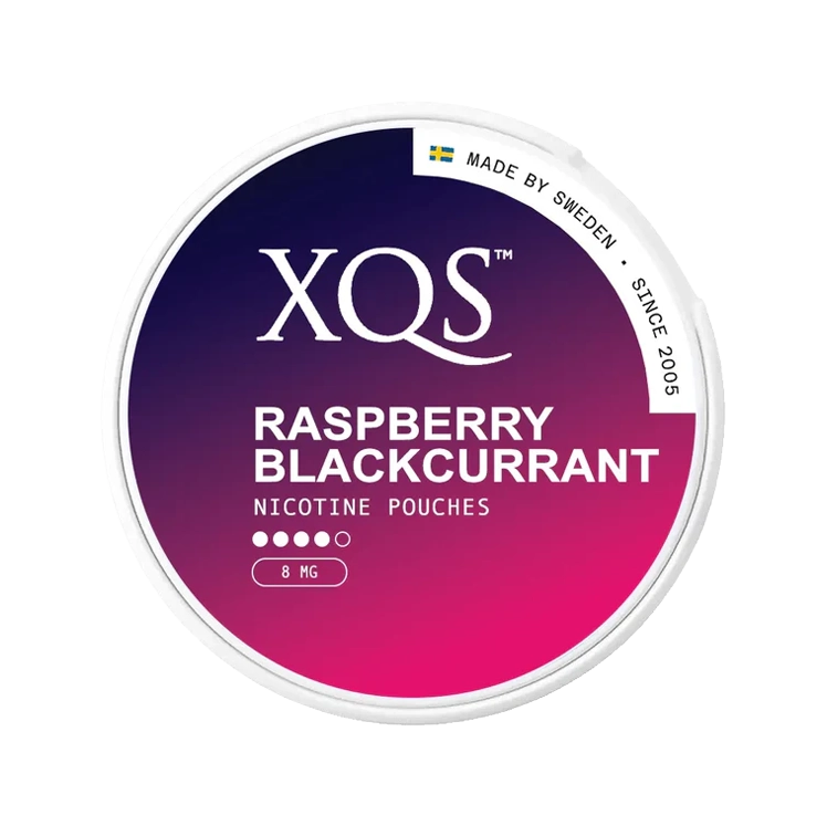 XQS Raspberry Blackcurrant 8mg