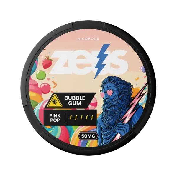 Bubblegum nicotine pouch by Zeus snus