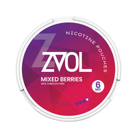 Mixed Berries Medium nicotine pouch by ZVOL snus
