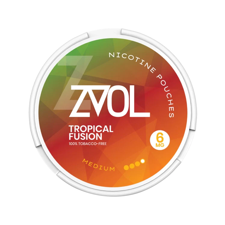 Tropical Fusion Medium nicotine pouch by ZVOL snus