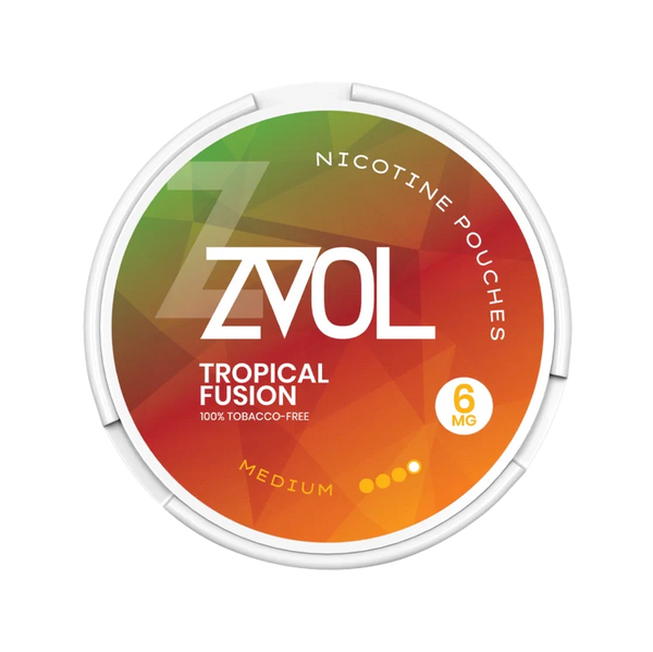 Tropical Fusion Medium nicotine pouch by ZVOL snus