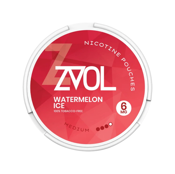 Watermelon Ice Medium nicotine pouch by ZVOL snus