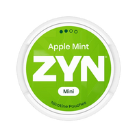 Apple Mint nicotine pouch by Zyn snus