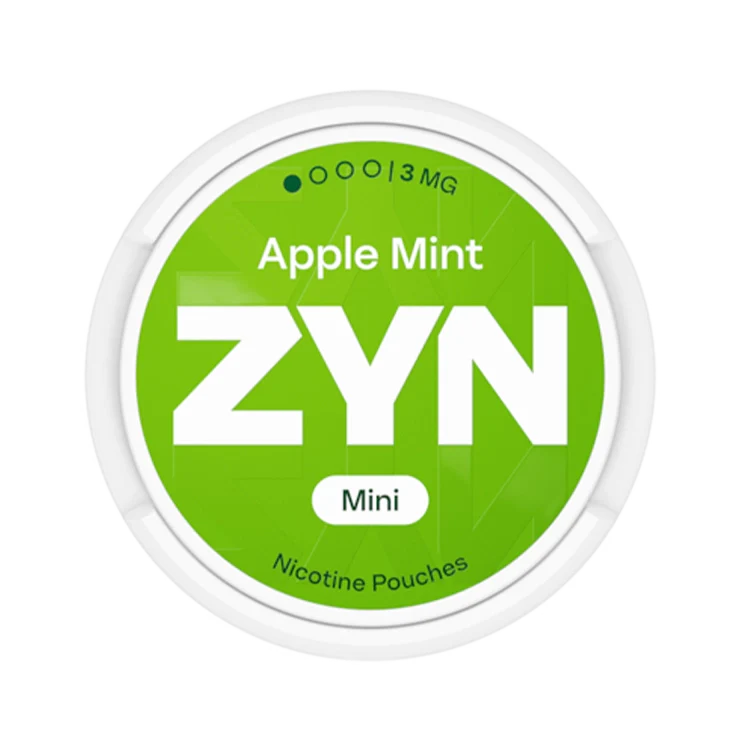Apple Mint nicotine pouch by Zyn snus