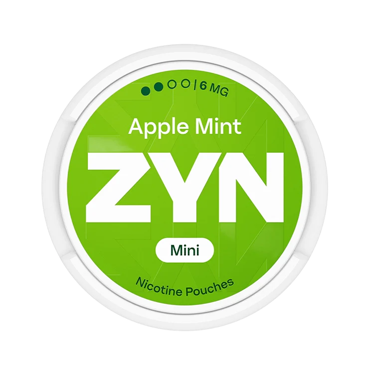 Apple Mint nicotine pouch by Zyn snus