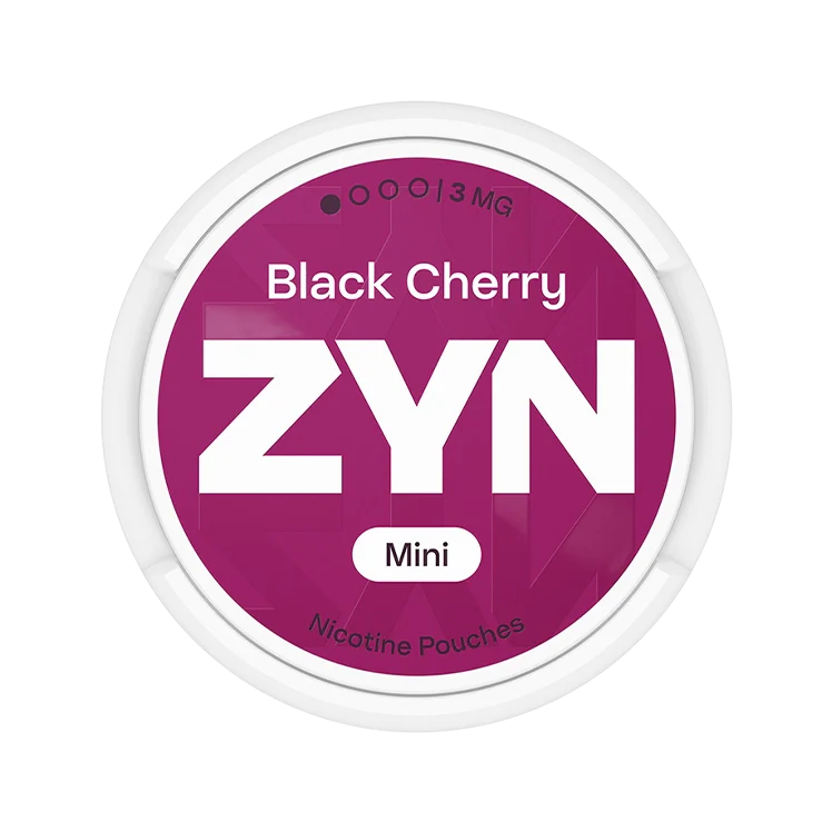 Black Cherry nicotine pouch by Zyn snus