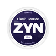 Black Licorice nicotine pouch by Zyn snus