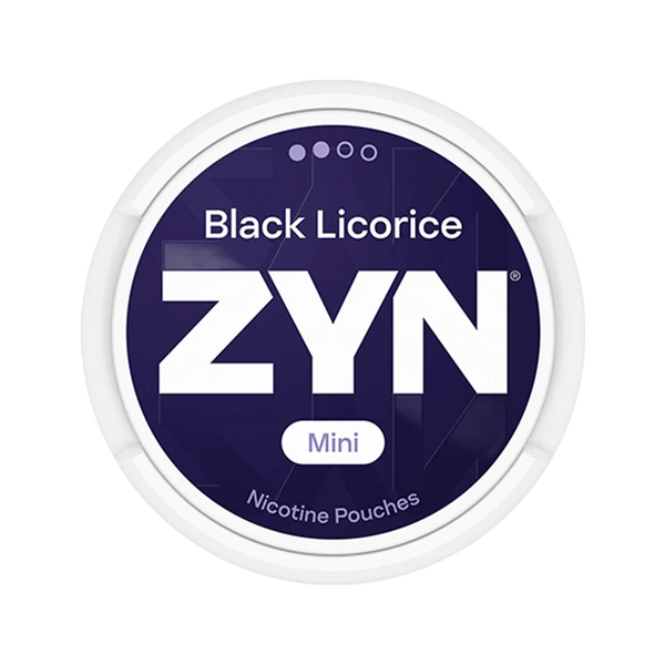 Black Licorice nicotine pouch by Zyn snus