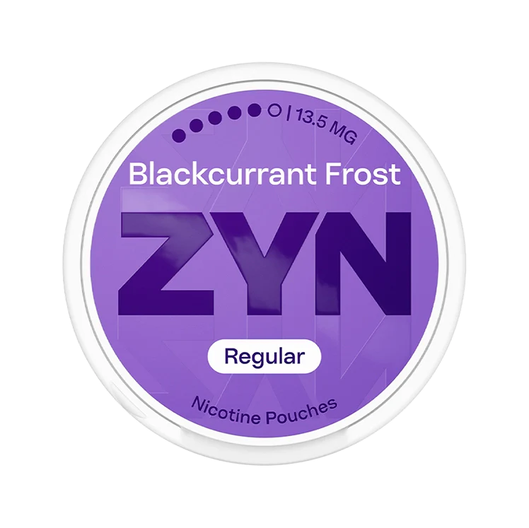 Blackcurrant Frost nicotine pouch by Zyn snus