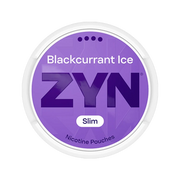Blackcurrant Ice nicotine pouch by Zyn snus