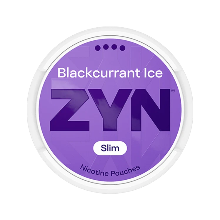 Blackcurrant Ice nicotine pouch by Zyn snus