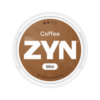 Coffee nicotine pouch by Zyn snus