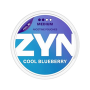 Cool Blueberry Medium EU nicotine pouch by Zyn snus