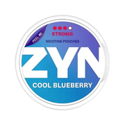 Cool Blueberry Slim Strong EU nicotine pouch by Zyn snus