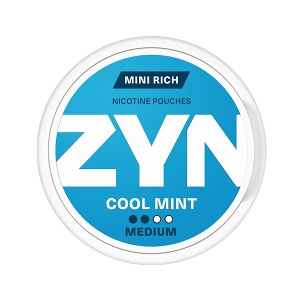 Cool Mint Mini Rich SA nicotine pouch by Zyn snus