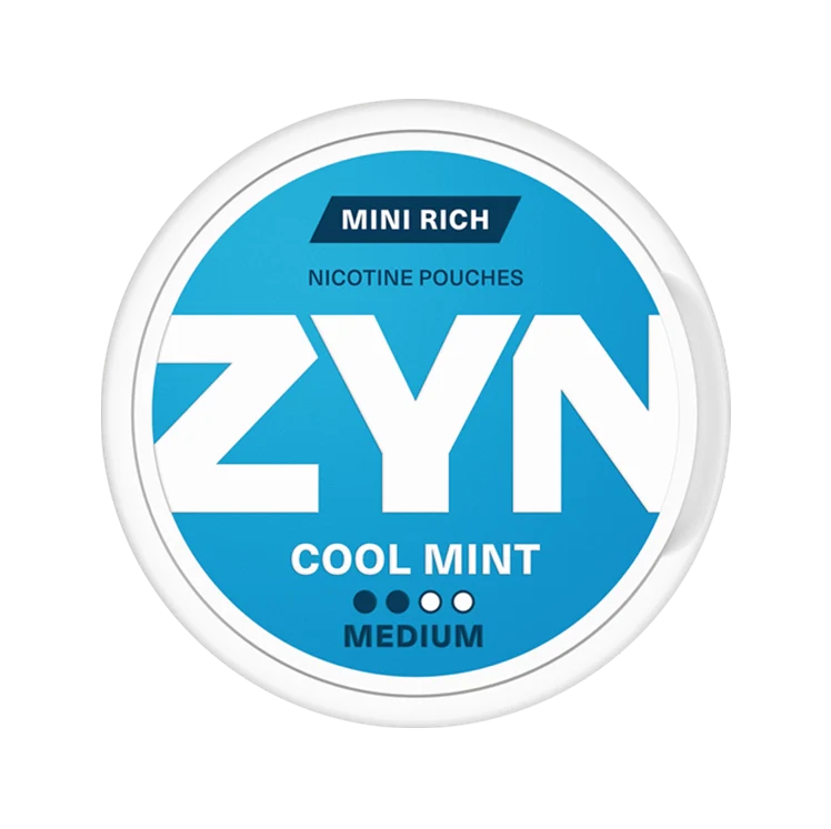 Cool Mint Mini Rich SA nicotine pouch by Zyn snus