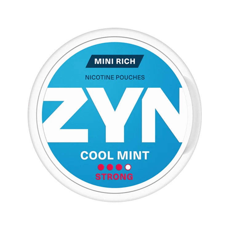Cool Mint Mini Rich SA nicotine pouch by Zyn snus