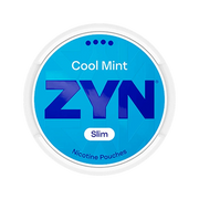 Cool Mint Slim nicotine pouch by Zyn snus