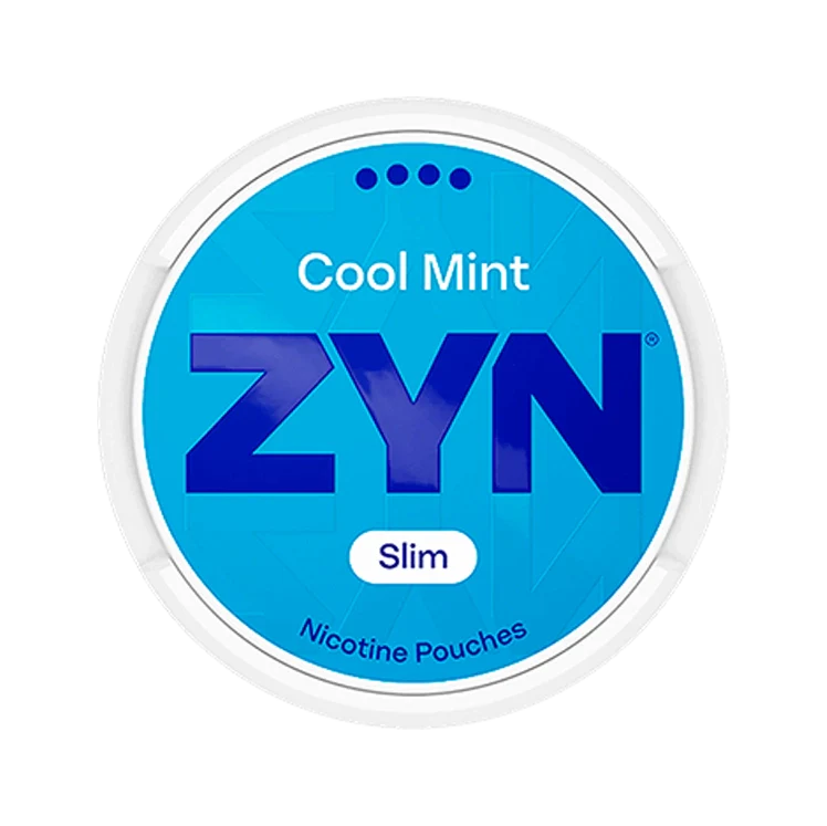 Cool Mint Slim nicotine pouch by Zyn snus