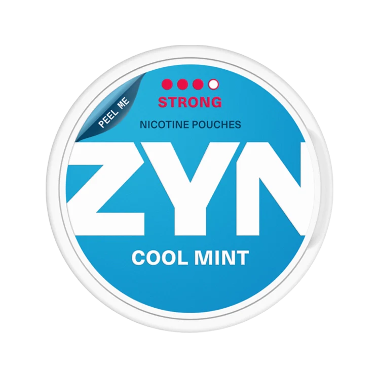 Cool Mint Slim Strong EU nicotine pouch by Zyn snus