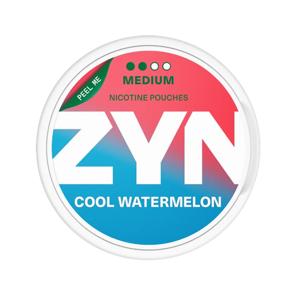 Cool Watermelon Medium EU nicotine pouch by Zyn snus