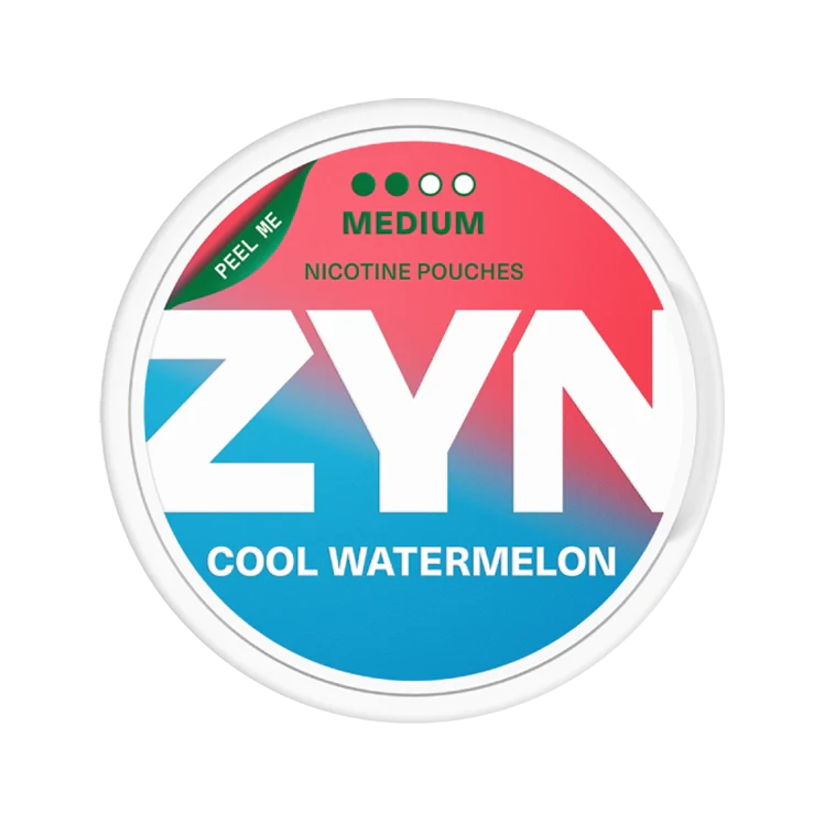 Cool Watermelon Medium EU nicotine pouch by Zyn snus