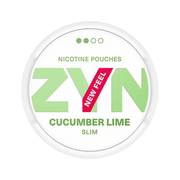 Cucumber Lime nicotine pouch by Zyn snus