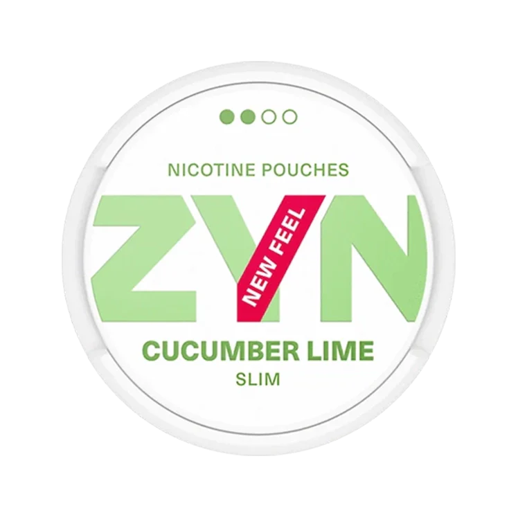 Cucumber Lime nicotine pouch by Zyn snus