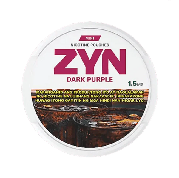 Dark Purple PH nicotine pouch by Zyn snus