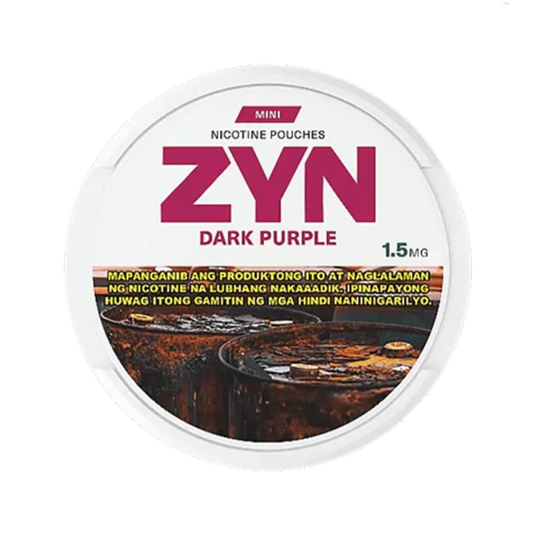 Dark Purple PH nicotine pouch by Zyn snus