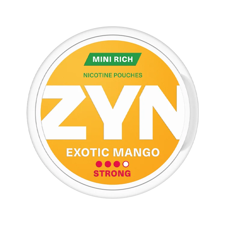 Exotic Mango Mini Rich SA nicotine pouch by Zyn snus