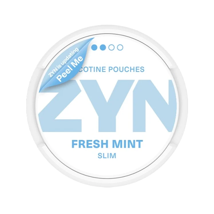 Fresh Mint nicotine pouch by Zyn snus