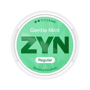 Gentle Mint nicotine pouch by Zyn snus