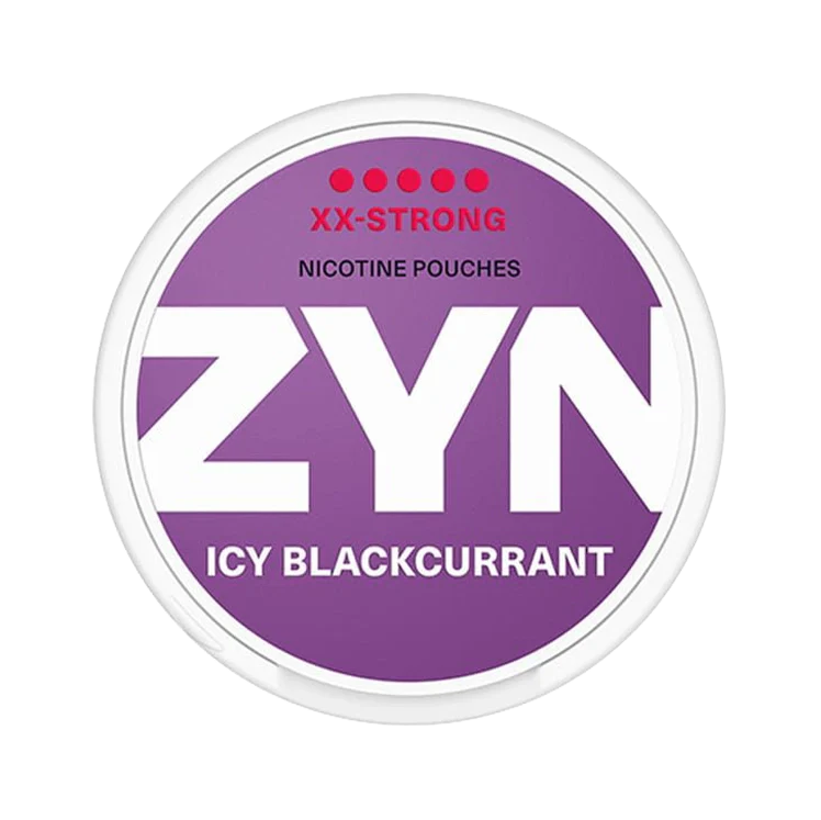 Icy Blackcurrant UK nicotine pouch by Zyn snus