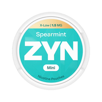 Spearmint SA nicotine pouch by Zyn snus