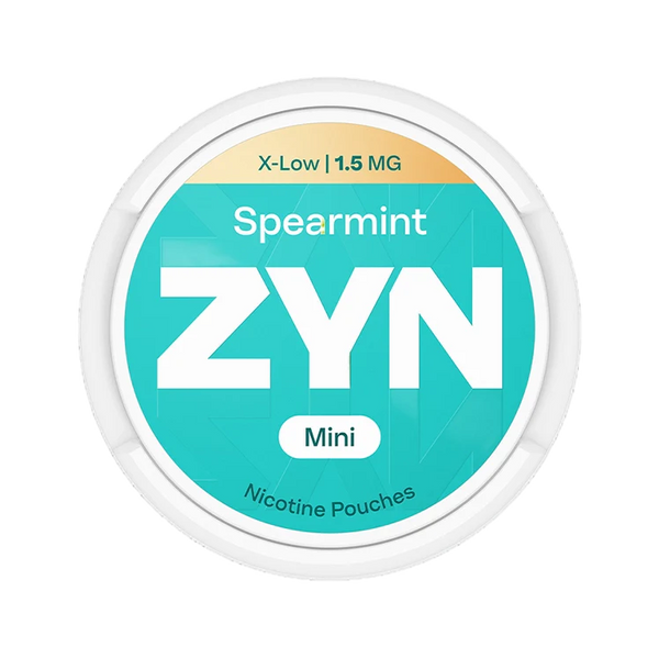 Spearmint SA nicotine pouch by Zyn snus