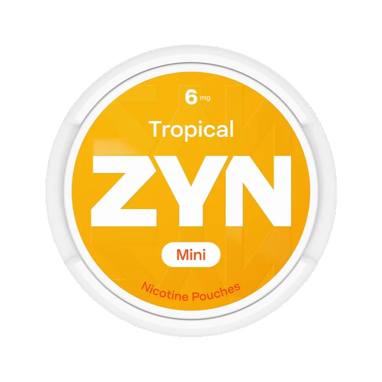 Tropical UK nicotine pouch by Zyn snus