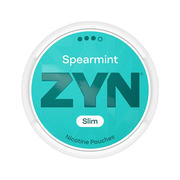 Spearmint nicotine pouch by Zyn snus